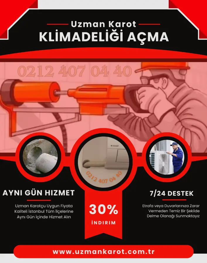 Başakşehir klima deliği açma